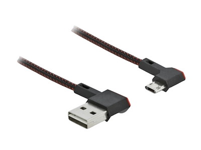 DeLOCK 85270 USB-kabel USB 2.0 0,5 m USB A Micro-USB B Sort