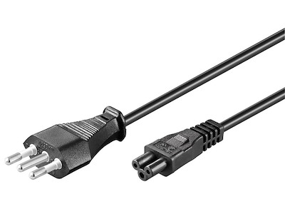 Microconnect PE100818 el-ledning Sort 1,8 m C5 forbinder