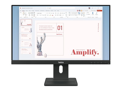 Lenovo ThinkVision E24-40 computerskærm 60,5 cm (23.8") 1920 x 1080 pixel Fuld HD LCD Sort