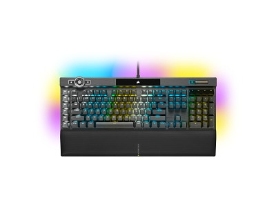 Corsair K100 RGB tastatur Spil USB QWERTY Hollandsk Sort