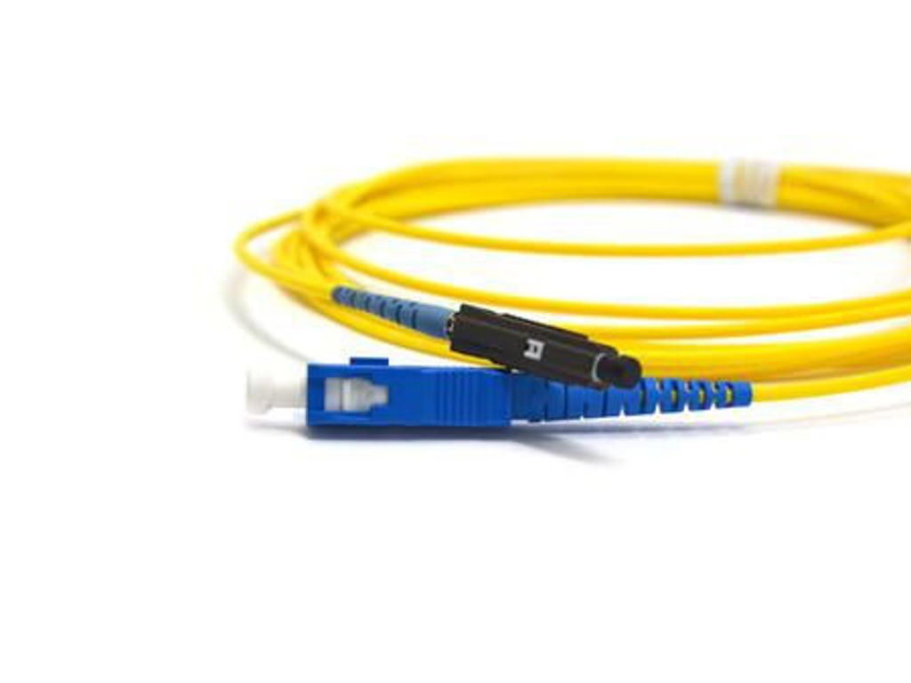Microconnect FIBMUSC-02 InfiniBand og fiberoptisk kabel 2 m SC MU Blå, Gul