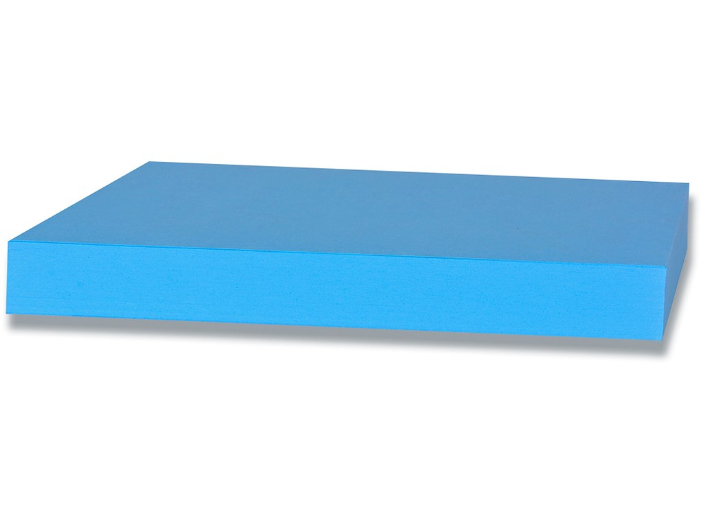 Karton, A4, 180 g/m², Klarblå, 100 ark