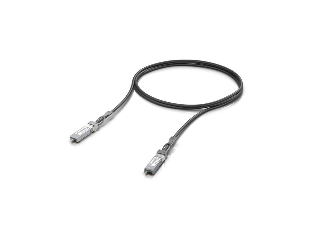Ubiquiti UACC-DAC-SFP28-1M InfiniBand og fiberoptisk kabel Sort