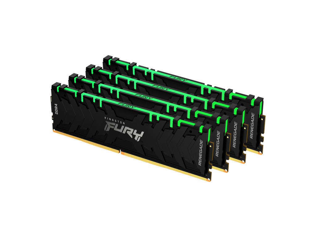 Kingston Technology FURY Renegade RGB hukommelsesmodul 64 GB 4 x 16 GB DDR4 3600 MT/s