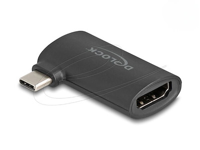 DeLOCK 64289 videokabel adapter USB Type-C HDMI Sort