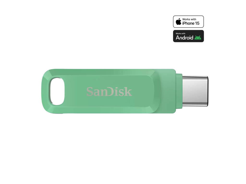 SanDisk Ultra Dual Drive Go USB-nøgle 512 GB USB Type-C 3.2 Gen 1 (3.1 Gen 1) Grøn