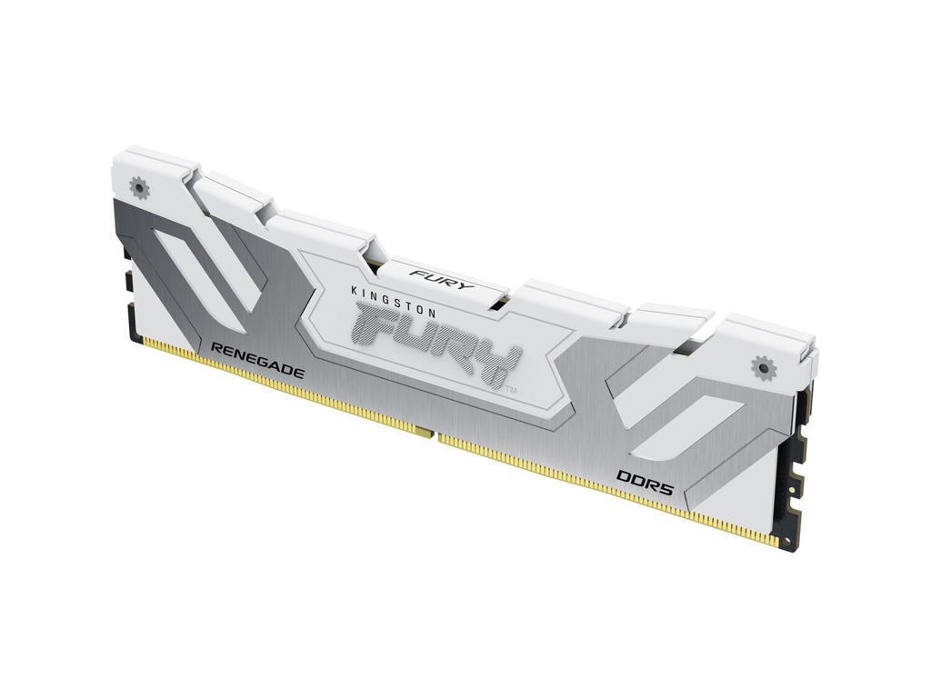 Kingston Technology FURY 24 GB 8400 MT/s DDR5 CL40 CUDIMM Renegade, hvid XMP