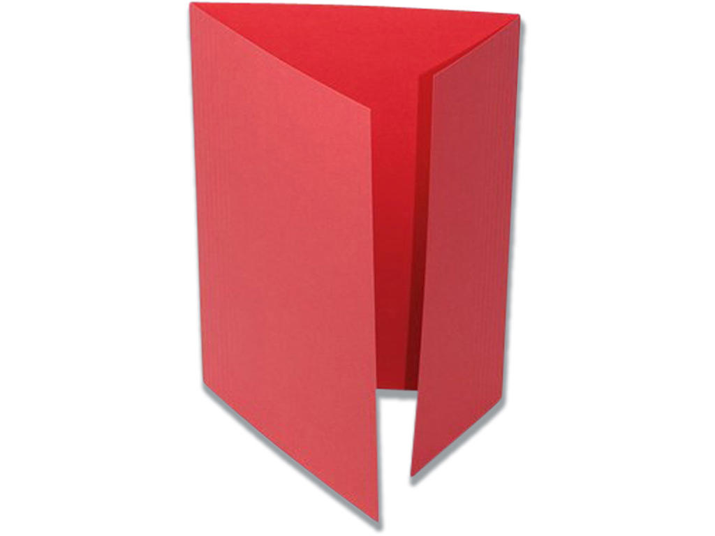 Sagsmappe, 1 klap, A4, Rød, Ferco Nr. 103/8 Med 8 cm udvidelse 