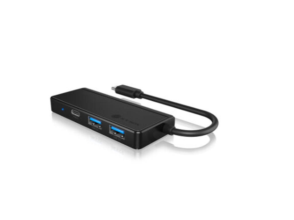 ICY BOX IB-HUB1423CR-C3 USB 3.2 Gen 1 (3.1 Gen 1) Type-C 5000 Mbit/s Sort