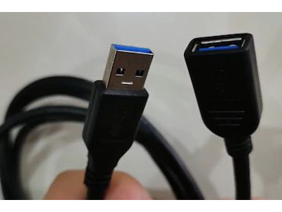Microconnect MC-ITH-USB3AAF-002 USB-kabel USB 3.2 Gen 1 (3.1 Gen 1) 1,8 m USB A Sort