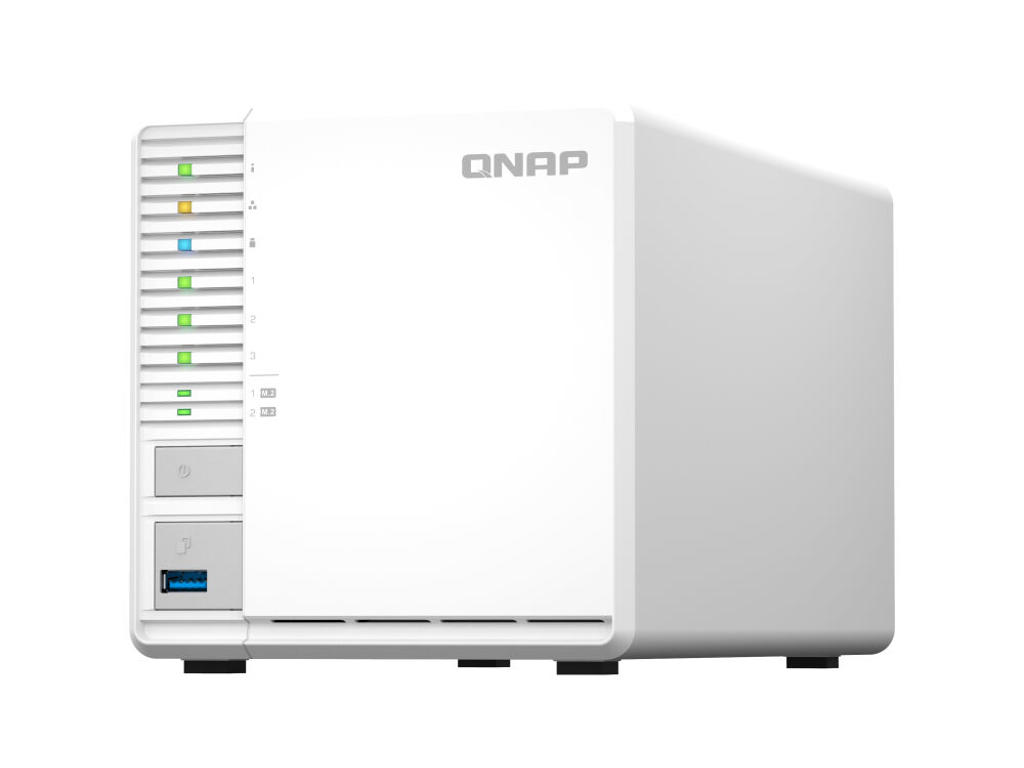 QNAP TS-364 NAS Tower Intel® Celeron® N5095 8 GB DDR4 0 TB QNAP Turbo System Hvid
