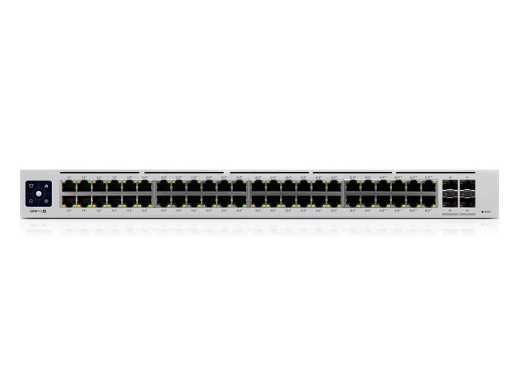 Ubiquiti UniFi Pro 48-Port PoE Administreret L2/L3 Gigabit Ethernet (10/100/1000) Strøm over Ethernet (PoE) 1U Sølv