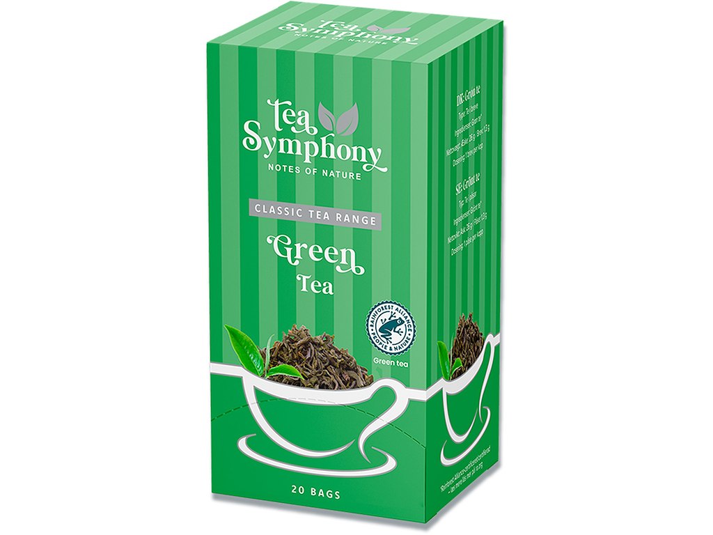 Brev-the, Grøn, 20 breve æsken, 1 æske, Tea Symphony
