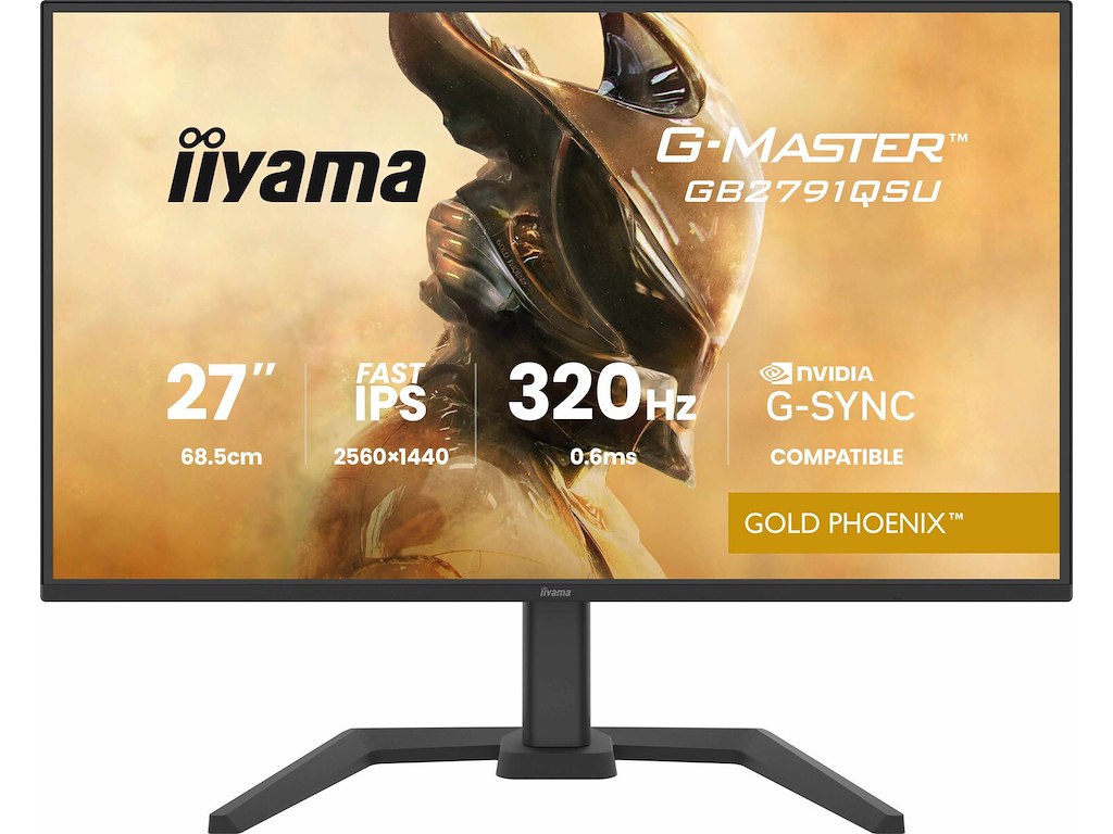 iiyama G-MASTER GB2791QSU-B1 computerskærm 68,6 cm (27") 2560 x 1440 pixel Wide Quad HD Sort
