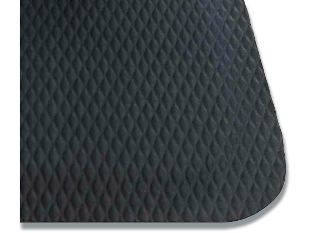 Ståmåtte, 58x81x1.6 cm, Nitrilgummi, Sort, Matting Yoga Fashion