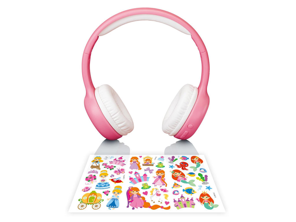 Lenco HPB-110PK Headset Kabel & trådløs Micro-USB Bluetooth Lyserød