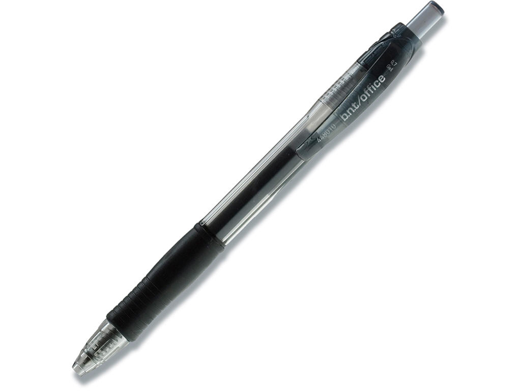 Rollerball gelpen, 0.7 mm, 0.3 mm, 25 stk, Sort, BNT Office 