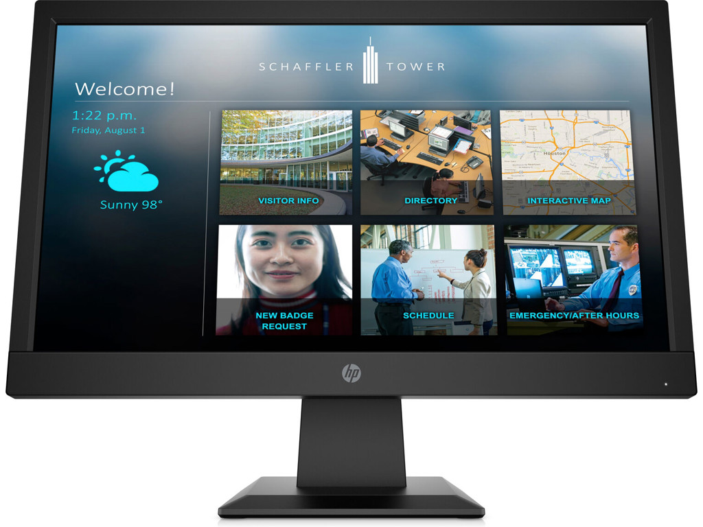 HP P19b G4 Monitor computerskærm 47 cm (18.5") 1366 x 768 pixel WXGA LED Sort