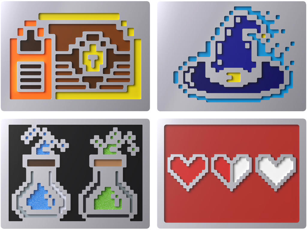 HyperX Badge Pack – 8-bit magnetiske badges