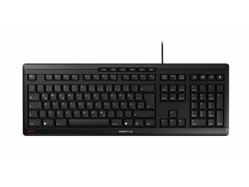 CHERRY JK-8500SL-2 tastatur Hjemme/kontor USB QWERTZ Slovensk Sort