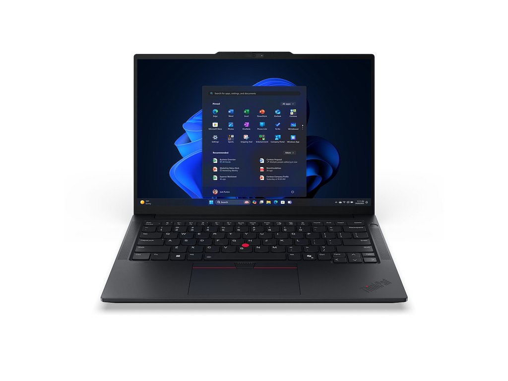 Lenovo ThinkPad E14 Gen 7 (AMD) AMD Ryzen™ 5 230 Laptop 35,6 cm (14") WUXGA 16 GB DDR5-SDRAM 512 GB SSD Wi-Fi 6E (802.11ax) Windows 11 Pro Nordisk Sort