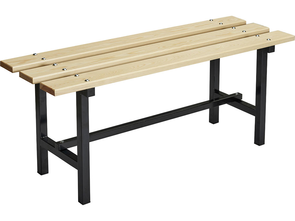 Bænk fristående, Modelnr 68, L=450 mm fyr/sort, Essem Design DK