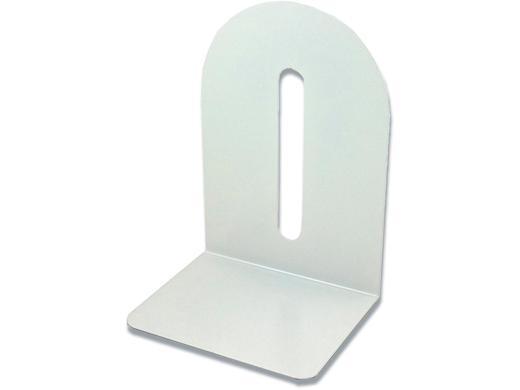 Bogstøtter, 2 stk, Hvid, 20 cm, BNT Office 