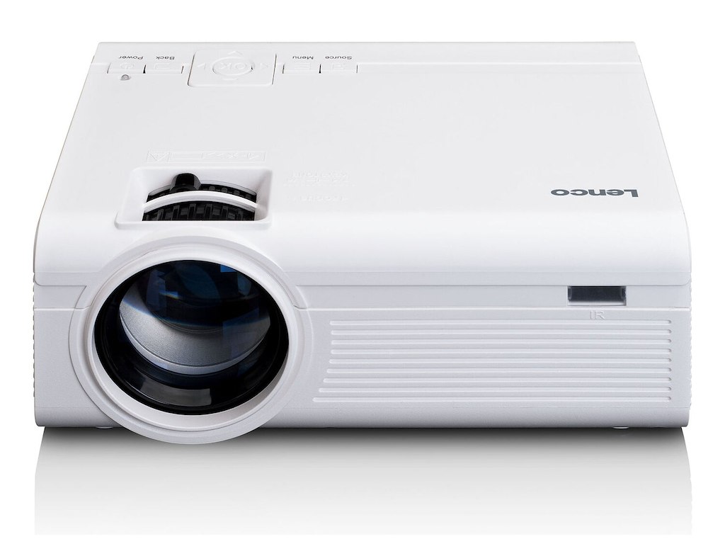 Lenco LPJ-280WH dataprojekter Standard-kast projektor 2800 ANSI lumens LCD 800x480 Hvid