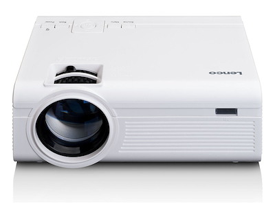 Lenco LPJ-280WH dataprojekter Standard-kast projektor 2800 ANSI lumens LCD 800x480 Hvid