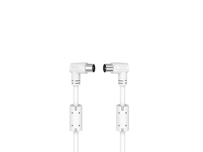 Hama 00205056 koaxial kabel 1,5 m Koaksial Hvid