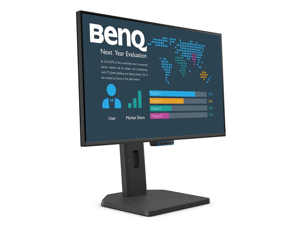 BenQ BL2490TC computerskærm 60,5 cm (23.8") 1920 x 1080 pixel Fuld HD LCD Sort