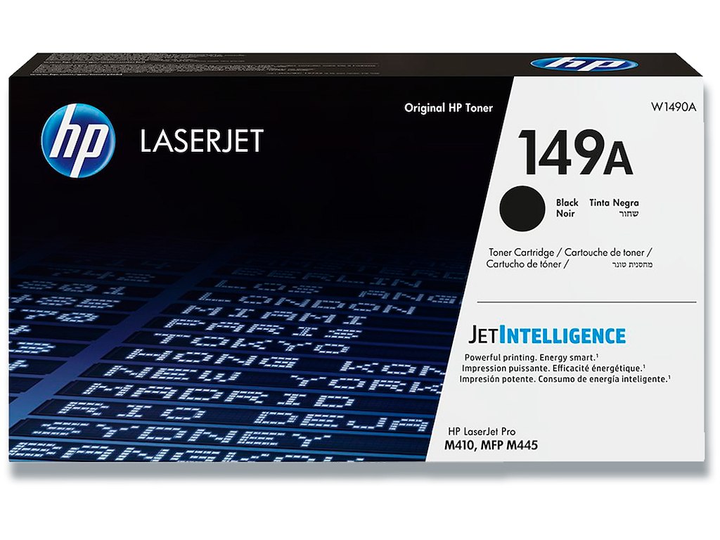 Toner, 149A, Black-sort, 2.900 sider, HP W1490A