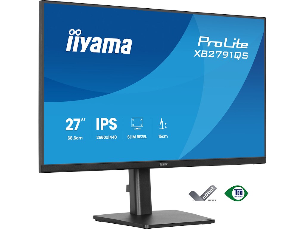 iiyama ProLite XB2791QS-B1 computerskærm 68,6 cm (27") 2560 x 1440 pixel Quad HD LED Sort