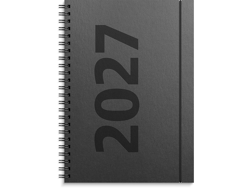 Kalender, 2027, A5 Uge, 1 uge pr. opslag, Sort, Mayland