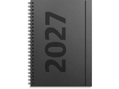 Kalender, 2027, A5 Uge, 1 uge pr. opslag, Sort, Mayland