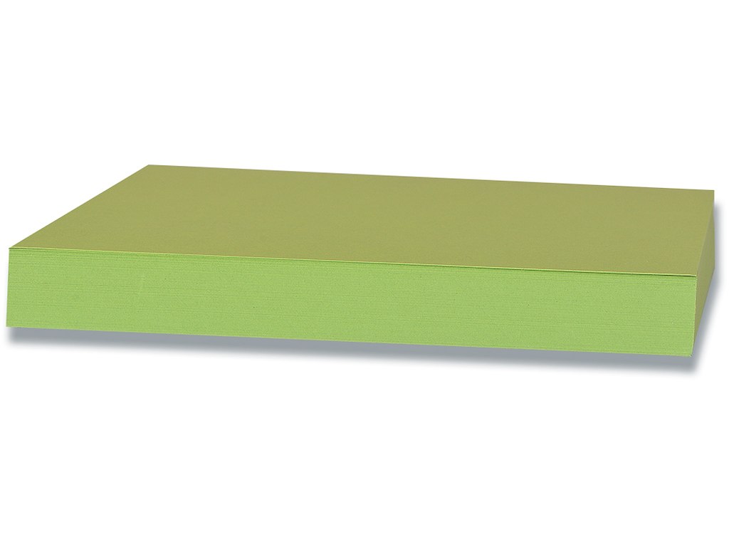 Karton, A2, 180 g/m², Løvgrøn, 100 ark