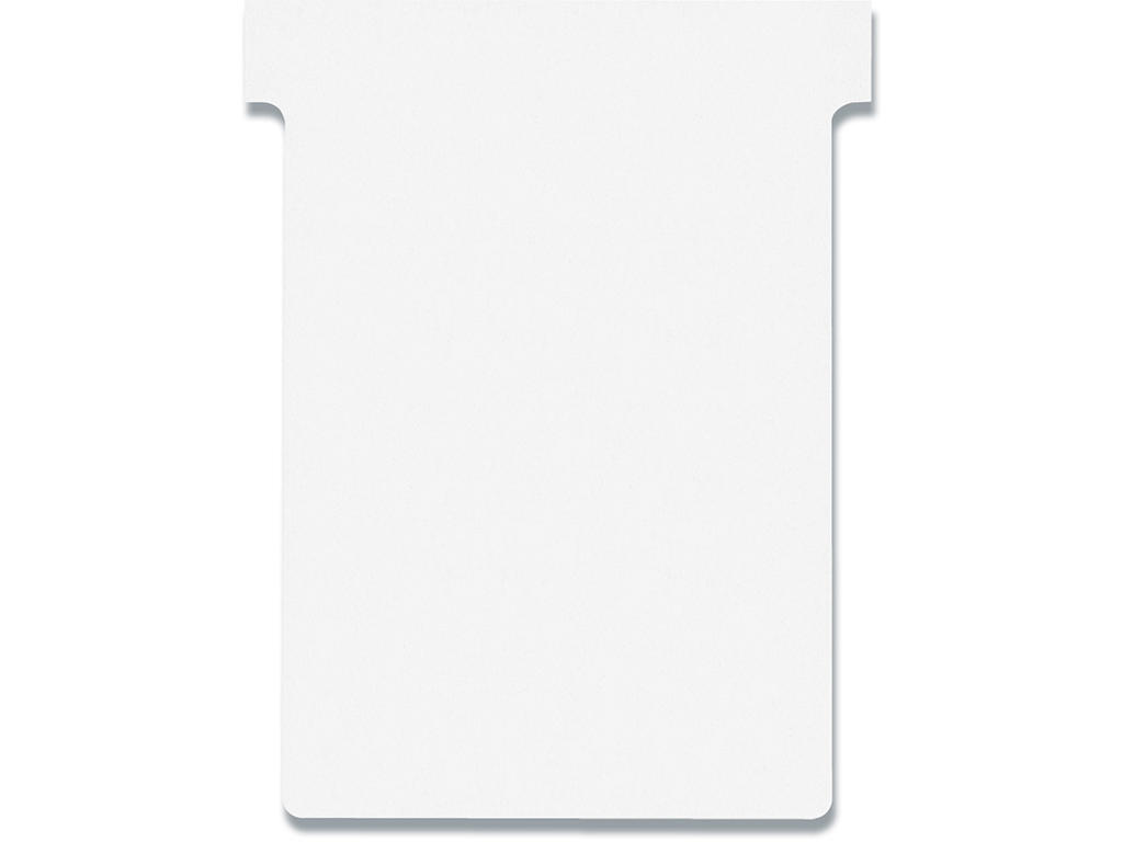 Tavlekort, Hvid, T-kort størrelse 3, 100 stk, Nobo T-Card 