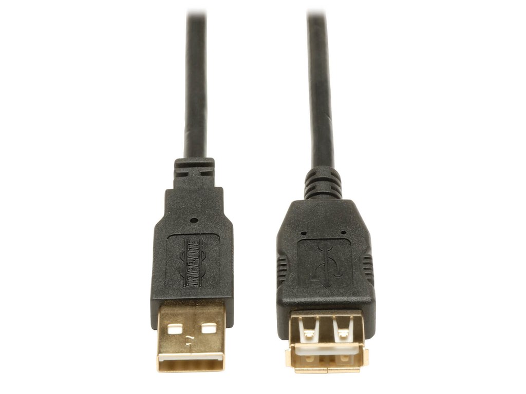 Tripp Lite U024-003 USB-kabel USB 2.0 0,9 m USB A 0,48 Gbit/sek. Sort