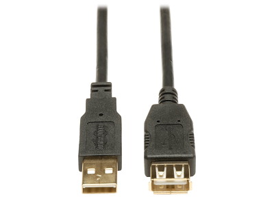 Tripp Lite U024-003 USB-kabel USB 2.0 0,9 m USB A 0,48 Gbit/sek. Sort