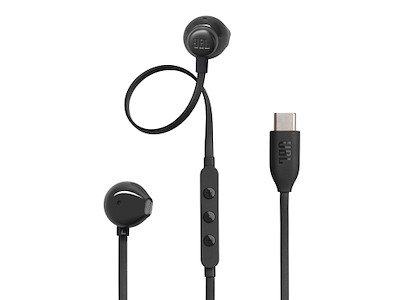 JBL Tune 305C Headset Ledningsført I ørerne Opkald/musik USB Type-C Sort