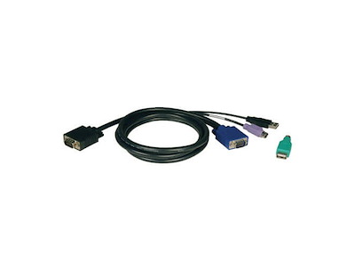 Tripp Lite P780-010 KVM-kabel Sort 3,05 m
