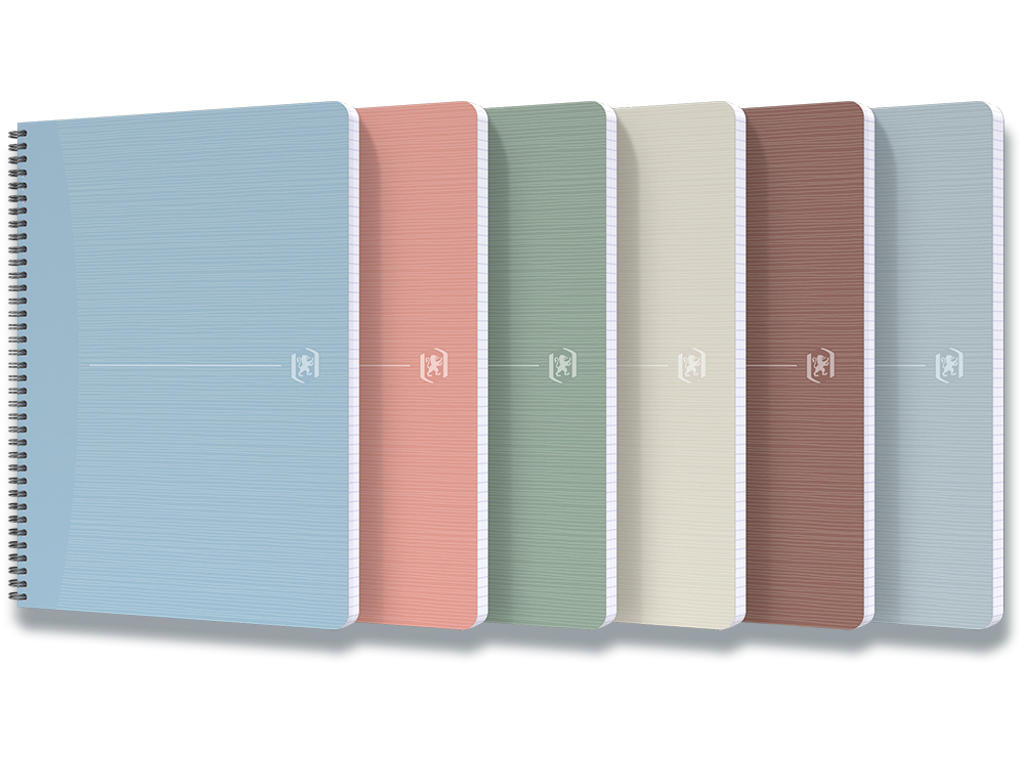 Notesblok, A4, Kvadreret, Assorterede farver, Oxford My Rec'Up Scribzee