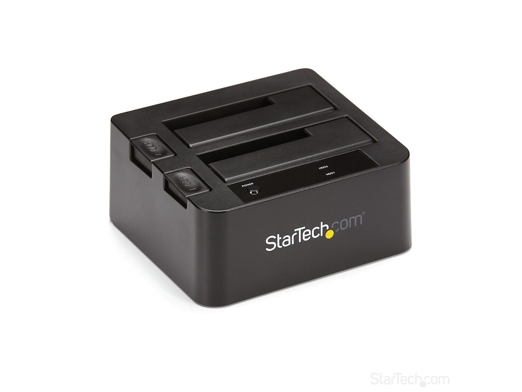 StarTech.com SDOCK2U313 drev dockingstation USB 3.2 Gen 2 (3.1 Gen 2) Type micro-B Sort