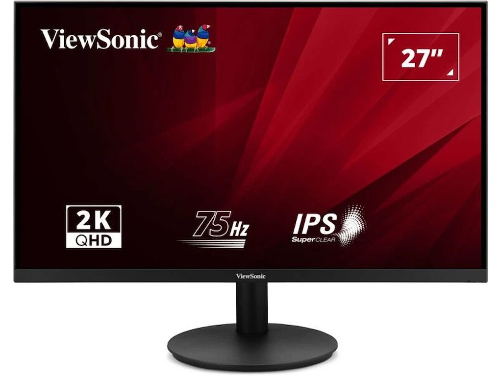 Viewsonic VA VA2708-2K-HD-2 computerskærm 68,6 cm (27") 2560 x 1440 pixel Quad HD LED Sort