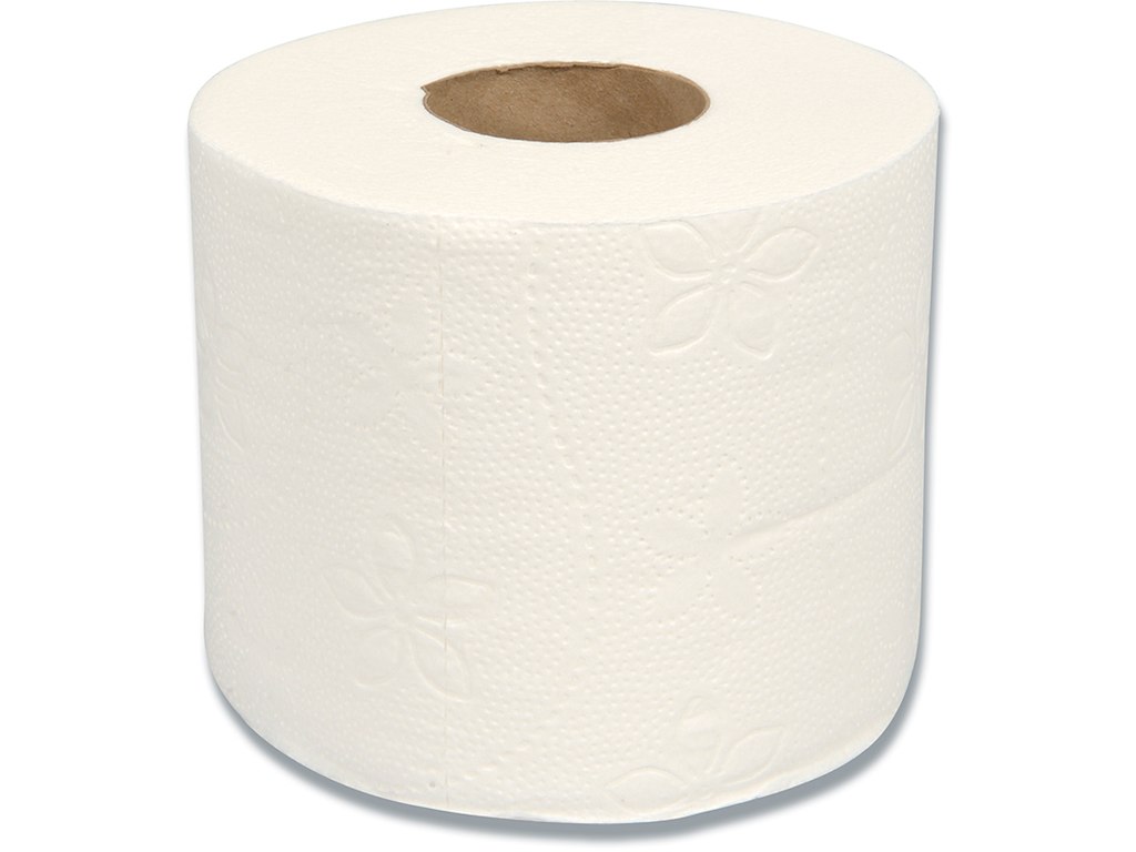 Toiletpapir, Udvendig oprulning, 2 lag, 56 ruller, Abena