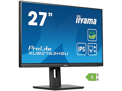iiyama ProLite XUB2763HSU-B1 computerskærm 68,6 cm (27") 1920 x 1080 pixel Fuld HD LED Sort