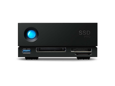 LaCie 1big Dock Pro Thunderbolt-teknologi 4 TB USB Type-A 3.2 Gen 1 (3.1 Gen 1) Sort