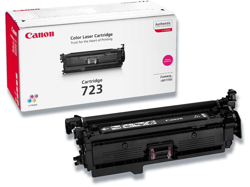 Toner, CRG-723, Magenta-rød, 8.500 sider, Canon 2642B002