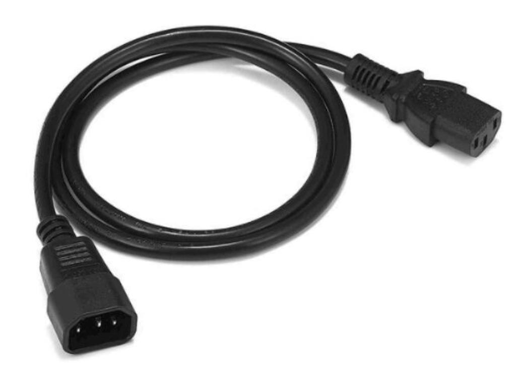 Zebra CS-RAC-NA-IEC-L Sort 0,97 m C13 forbinder C14 forbinder