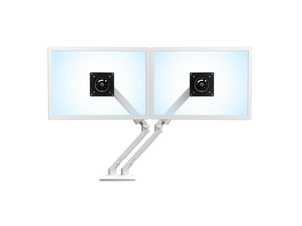 Ergotron MXV DESK DUAL MONITOR ARM 61 cm (24") Skrivebord Hvid